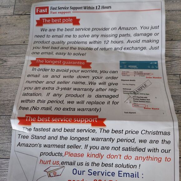 Artificial Christmas Tree Stand 1" 1.25" Or 1.5" Pole Sturdy Metal Folds Easy - Picture 10 of 16